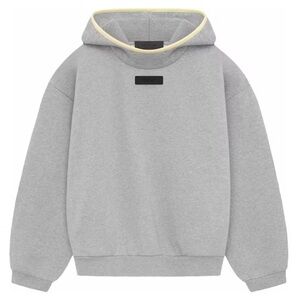 Grey Essentials Hoodie🩶💛